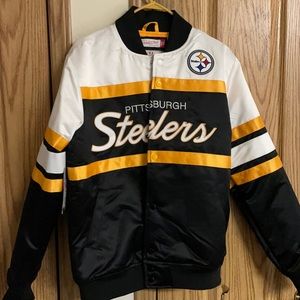 Brand new never worn Mitchell & Ness Pittsburgh Steelers jacket